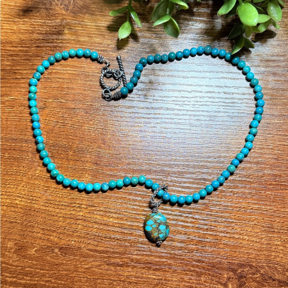 Toggle Turquoise Necklace - image 4